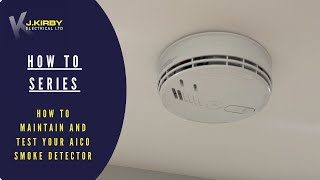 How to maintain and test your domestic Aico Ei1000 series smoke detector