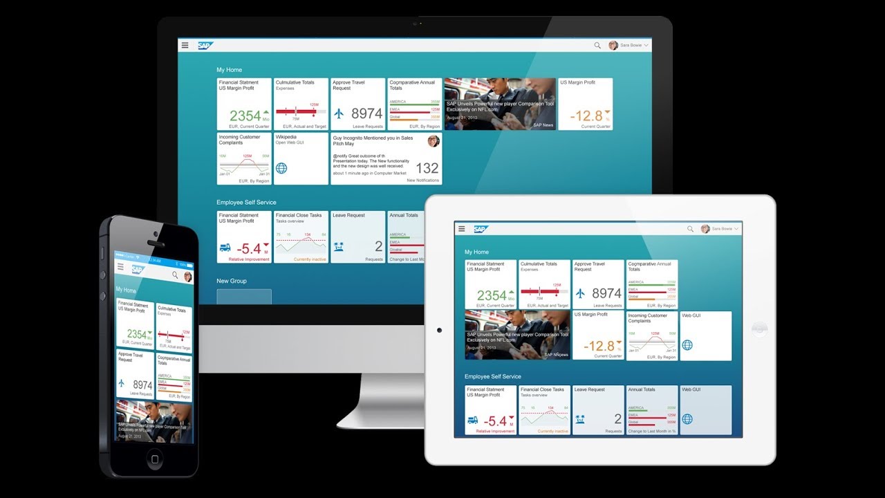 SAP Fiori Overview Page - YouTube