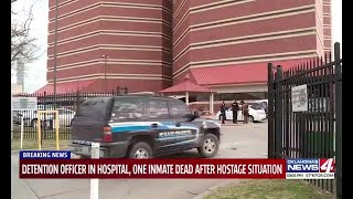 Detention officer hospitalized and inmate killed after hostage situation at Oklahoma County Jail