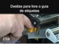 ZT230 - Instalando Etiqueta e Ribbon