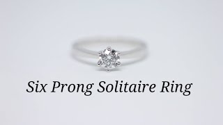 รีวิว  แหวนเพชรชู6เตย (Six Prong Solitaire Diamond Engagement Ring)โดย ห้างทองผลเจริญ ชลบุรี