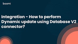 How to perform Dynamic update using Database V2 connector?