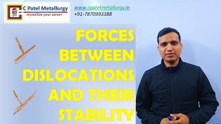Forces between dislocations and their stability