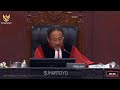 Sidang Perkara Nomor 81/PUU-XXII/2024. Selasa, 30 Juli 2024.