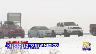 Drivers stuck for hours in I-25 closure backups