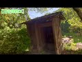 秘境の田舎町を探検　凄すぎる限界集落の風景「綺麗な小川」「お寺」【田舎風景・田舎探検】後編