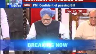 PM: Confident of passing Lokpal Bill