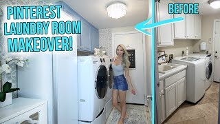 Ultimate Laundry Room Makeover! *Pinterest Inspired