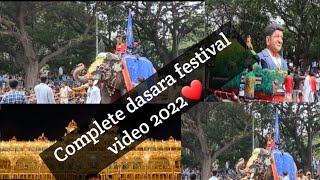 Complete Dasara Festival Video 2023 | Jamboo Savari | Mysore Dasara