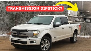 Ford F150 2015-2020: Does 6R80 transmission have a dipstick?