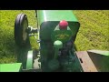 1936 john deere model bo tractor start and drive