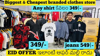 Biggest Multi branded clothes store at cheap prices half million store branded store Hyderabad