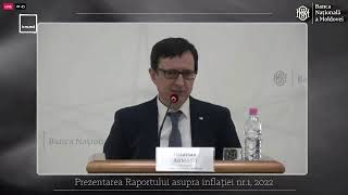 Guvernatorul BNM Octavian Armaşu, prezintă Raportul asupra inflației și Decizia de politică monetară