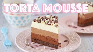 RECEITA: TORTA MOUSSE 3 CHOCOLATES