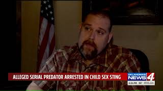 Alleged serial predator arrested in Oklahoma child sex sting