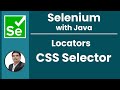 Session 23 - Selenium with Java | Locators - CSS Selector | 2024 New series