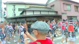 お御輿　山村会館前へ　佐原の大祭 夏祭り2016　最終日　00100