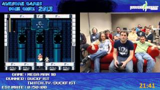 Mega Man 10 Speed Run (0:35:48) by Duckfist *Live at Awesome Games Done Quick 2013 [Wii]
