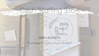 Cash Stuffing Last Pay Check for January | $165 |  Canadian Currency | Cash Budgeting