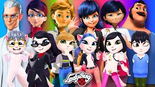 🌈 MIRACULOUS LADYBUG 🐞➕️ ANGELA | Marinette and Adrien's families | Cosplay Makeover