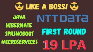 ๐ NTT DATA Interview Experience | 3โ7 Years | Java | Spring Boot | Microservices | Java 8