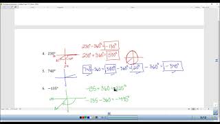 Algebra II 9.2 Angles and Radian Measure