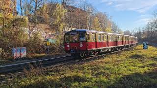 Weihnachtszug der historischen S-Bahn Berlin.