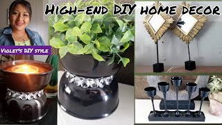 High-end DIY home decor ⚫ dollar tree DIY decor ⚫ 3 easy Diy decor