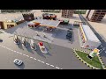 تصميمات 3d | تصميمات محطات وقود من اعمالنا تصميم 3D لمحطه وقود شل بولايه لوى مربع غضفان بدوله عمان