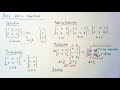 linear algebra matrix operations