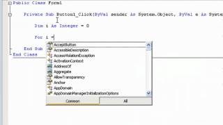 VB NET Tutorial 15 For Loop Visual Basic 2008 2010