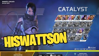 BROKEN MOON NEW SEASON 15! HISWATTSON CATALYST APEX LEGENDS GAMEPLAY [Full Match VOD]