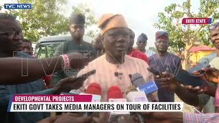 Ekiti Govt Takes Media Managers On Tour Of Facilities, Projects