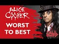 Alice Cooper | Worst to Best | Albums Ranked | Part One