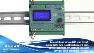 TLE - transmetteur de poids analogique (RS485 ModBus RTU) - LAUMAS