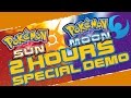 Pokemon SUN MOON | 2 HOURS Special DEMO Gameplay | 1440p | 60fps | NEW 3DS