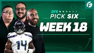 FanDuel & DraftKings NFL DFS Pick Six - Week 18