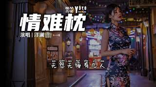 情难枕 - 洋澜一 | 原唱 - 林慧萍 | 动态歌词/Lyrics