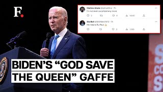 What Made Joe Biden Say, “God Save the Queen”? Twitterati Wonders