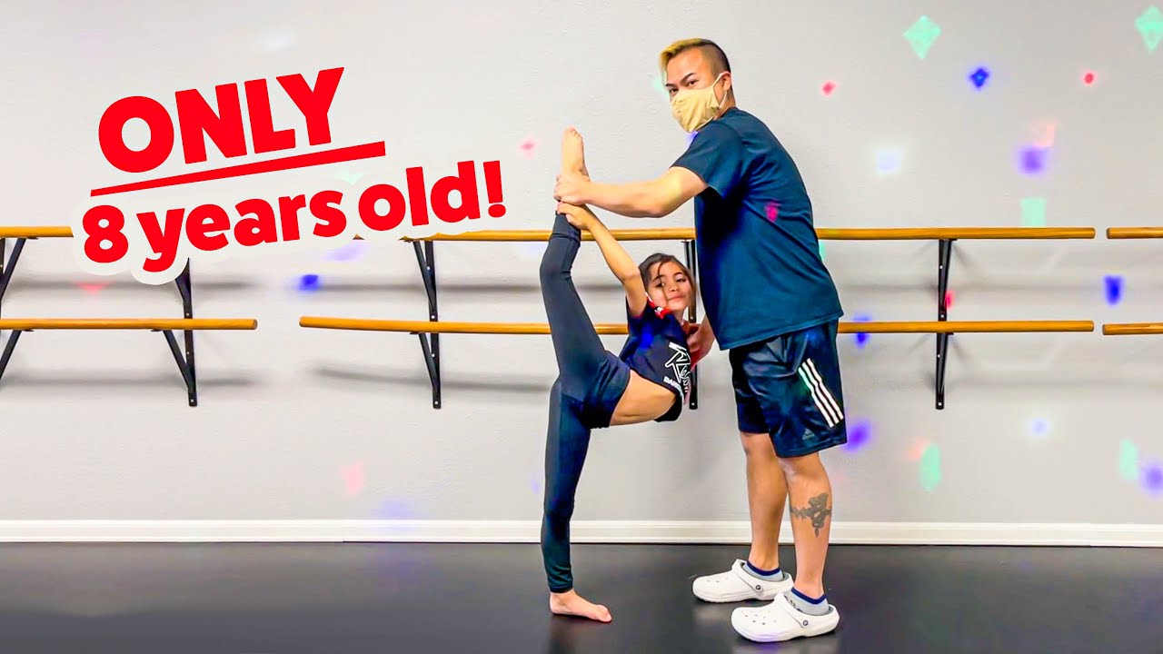 AVA DOES MORE AMAZING CRAZY FLEXIBLE GYMNASTIC MOVES!!! - YouTube