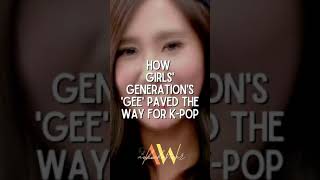 How Girls' Generation's "Gee" paved the way for K-pop #kpop #shorts