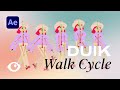 How to Do a Walking Cycle with DUIK Bassel For Beginners - Adobe After Effects Tutorial