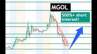 #MGOL 🔥 huge drop! time for a bounce play next week $MGOL