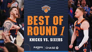 BEST PLAYS from Knicks First Round Victory over 76ers | 2024 NBA Playoffs