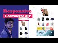 React E-commerce app design for beginner