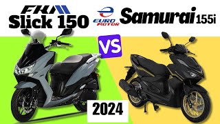 FKM Slick 150 vs Euro Motor Samurai 155i | Side by Side Comparison | Specs & Price | 2024