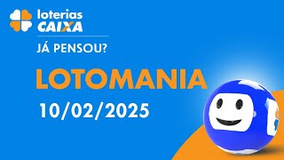 Lotomania - Concurso nº 2733 - 10/02/2025