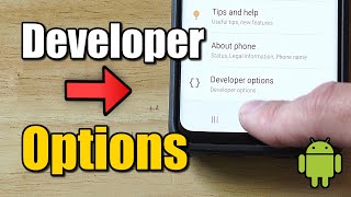 How to Enable or Disable Developer Options on Android Phone (2026 Tutorial)