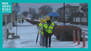 熊本県内各地で厳しい寒さに 1月29日（水）にかけて山地で大雪のおそれ　（2025年1月28日）