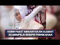 Viral! Kurir Antar Paket Menanyakan Alamat Ke Pengantin di Gang Sempit